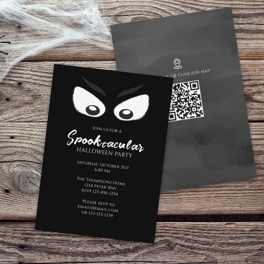 Halloween Spooktacular Carte de code QR fantomatiq