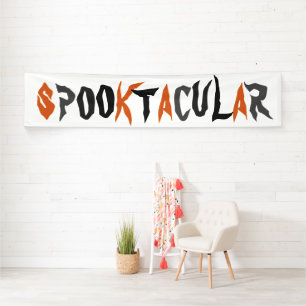 Halloween Spooktacular Feest Spandoek
