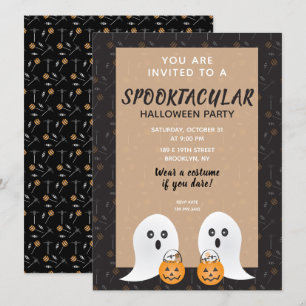 Halloween Spooktacular Ghosts Trick of Trein Kaart