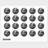 Halloween Spooktacular Haunted Castle Ronde Sticker (Vel)