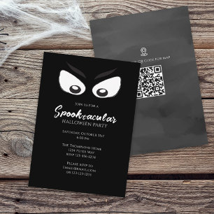 Halloween Spooktacular Spooky Ghost QR Code Map Kaart