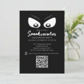 Halloween Spooktacular Spooky Ghost QR Code Map Kaart (Staand voorkant)