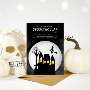 Halloween Spooktacular Witch Haunted House Kaart