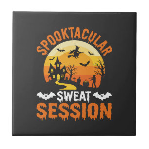 Halloween Spooktacular Zweet Sessie Fitness Tegeltje
