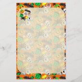 Halloween Spooky Candies Party Briefpapier (Voorkant)