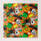 Halloween Spooky Candies Party Legpuzzel (Verticaal)