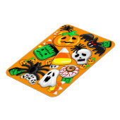 Halloween Spooky Candies Party Magneet (Linkerzijde)