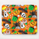 Halloween Spooky Candies Party Muismat (Voorkant)