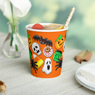 Halloween Spooky Candies Party Papieren Bekers