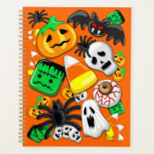 Halloween Spooky Candies Party Planner (Voorkant)