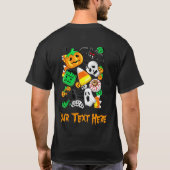 Halloween Spooky Candies Party T-shirt (Achterkant)