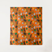 Halloween Spooky Candies Party Wandkleed (Voorkant)