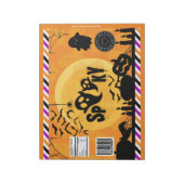 Halloween Spooky Chip Bag Wrappers Party Favoriete Notitieblok (Gedraaid)
