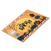 Halloween Spooky Chip Bag Wrappers Party Favoriete Notitieblok (Schuin)