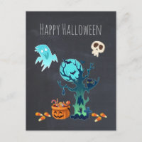 Halloween Spooky Creepy Ghost Bats Skulls & Snoep