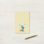 Halloween Spooky Creepy Ghost Bats Skulls & Snoep Post-it® Notes (Op bureau)