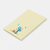 Halloween Spooky Creepy Ghost Bats Skulls & Snoep Post-it® Notes (Schuin)