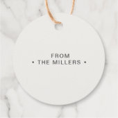 Halloween Spooky Dank je grijze geesten Bedankjes Labels (Achterkant)