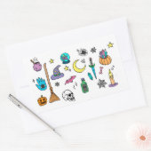 Halloween Spooky Doodle Stickers (Envelop)