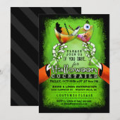 Halloween Spooky Drinken Cocktail Invitation Kaart (Voorkant / Achterkant)