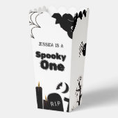 Halloween Spooky Een Eerste Verjaardagsfeest Bedankdoosjes (Voorkant)