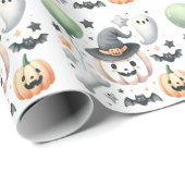 Halloween Spooky eerste Cadeaupapier (Rol Hoek)