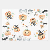 Halloween Spooky eerste Inpakpapier Vel (Voorkant 3)