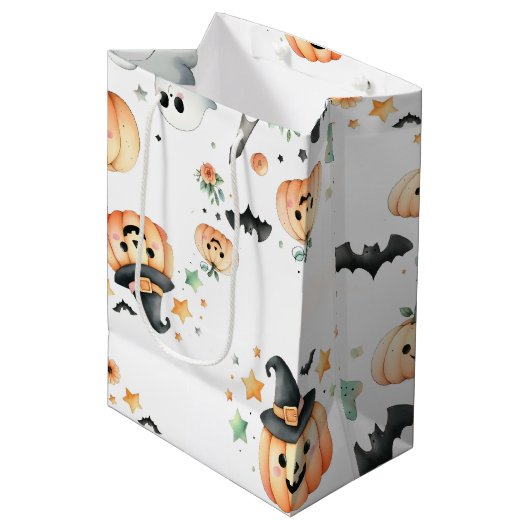 Halloween Spooky eerste Medium Cadeauzakje (Voorkant Gekanteld)