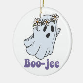 Halloween Spooky Ghost Boo Jee Boo Keramisch Ornament (Links)