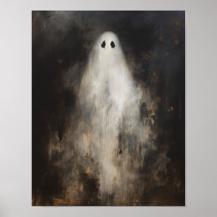 Halloween Spooky Ghost Poster