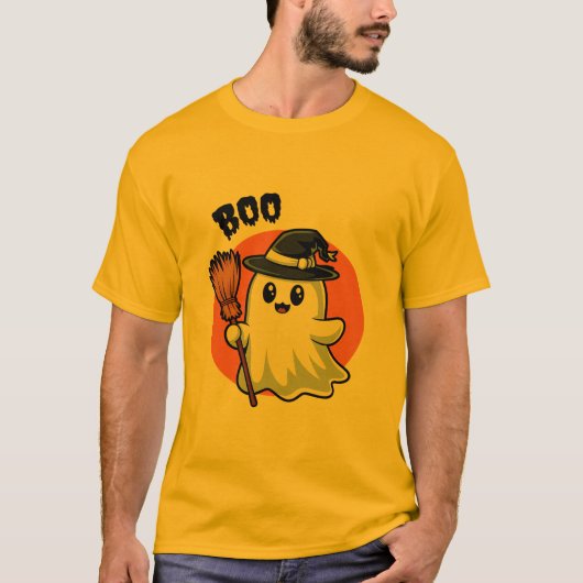 Halloween - Spooky Ghost T-shirt (Voorkant)