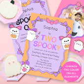 Halloween Spooky Ghost Verjaardag Bedankt Card Kaart