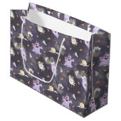 Halloween Spooky Ghosts Gift Bag Groot Cadeauzakje (Voorkant Gekanteld)