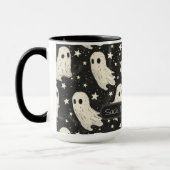 Halloween Spooky Ghosts & Stars Custom Mok (Links)