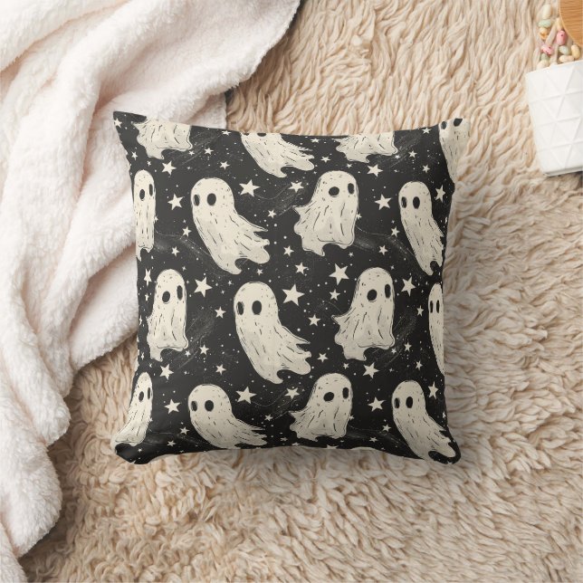 Halloween Spooky Ghosts & Stars Patroon Kussen (Deken)