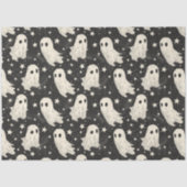  Halloween Spooky Ghosts & Stars Patroon Tissuepapier (Voorkant)