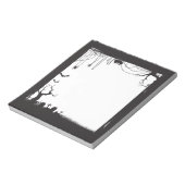 Halloween Spooky Graveyard Blank Notitieblok (Gedraaid)