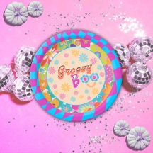 Halloween Spooky Groovy Party Paper Borden