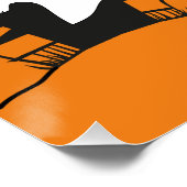 Halloween Spooky Haunted House Film Nacht Poster Perfect Poster (Hoek)