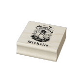 Halloween Spooky Haunted House Ghost en Bats Rubberstempel (Stempel)