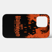 Halloween Spooky Heks met Maan & Vleermuizen Case-Mate iPhone Case (Achterkant (horizontaal))