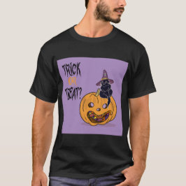 Halloween Spooky Horror Schattigee enge Trick or t T-shirt