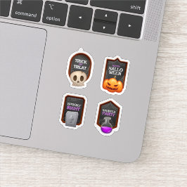 Halloween spooky horror sticker collectie