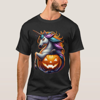 🎃👻 Halloween Spooky Horse Shirt 🦄🕷️
