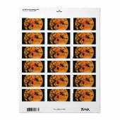 Halloween Spooky Night Return Adres Label (Full Sheet)