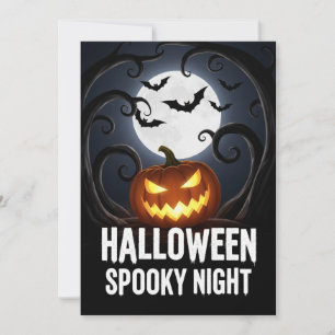 Halloween Spooky Night Uitnodiging
