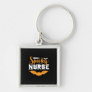 Halloween Spooky Nurse Birthday Sleutelhanger