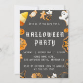 HALLOWEEN SPOOKY PARTIJ KAART (Voorkant)