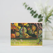  Halloween spooky pompoenen briefkaart (Staand voorkant)