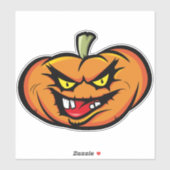 Halloween Spooky Pumpkin Sticker (Vel)